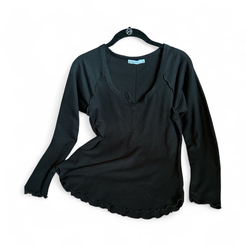 Black Long Sleeve Women's Top